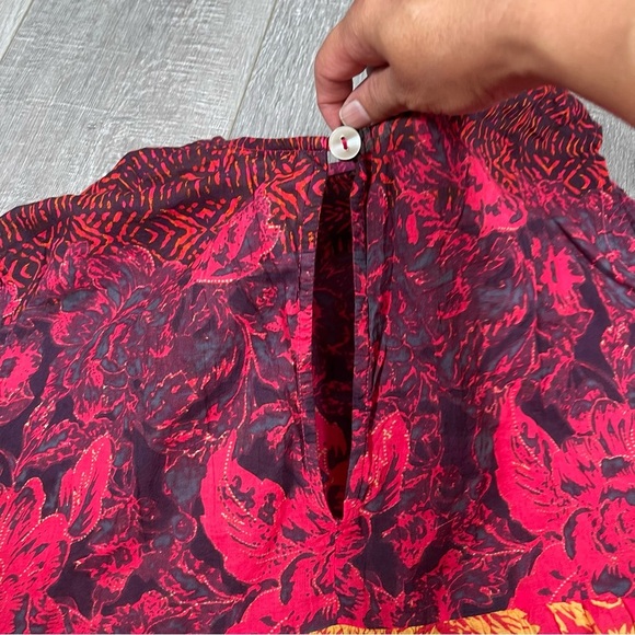 FREE PEOPLE Women Oversized Patchwork Tunic Top Size XS - Picture 5 of 10